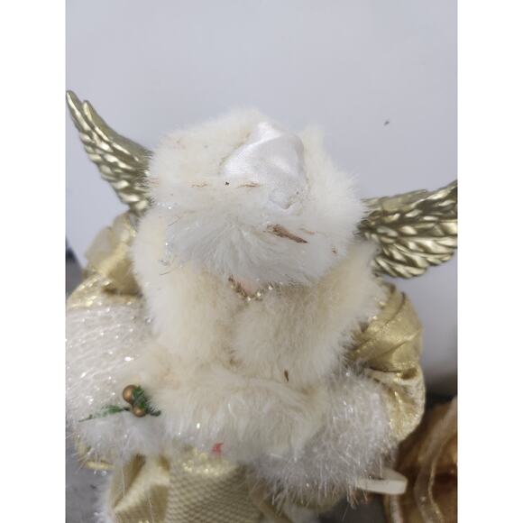 Pair vintage angel tree toppers - Picture 4 of 5